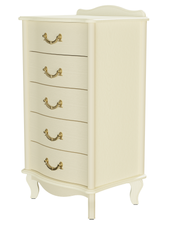 Комод Джульетта узкий 5 ящиков 49х40,5х92,5